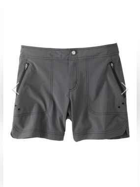 Title Nine Beach Shorts Rogue 5” Slate Grey Athletic Hiking Outdoor Shorts Sz 14